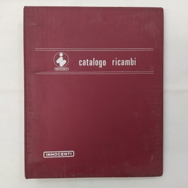 Raccoglitore metallico Catalogo ricambi Innocenti mod. 990, 1989. Mediocre