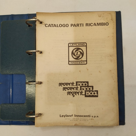Raccoglitore Catalogo ricambi Innocenti, 1973. Condizioni mediocri