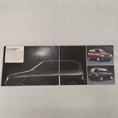 Opuscolo Catalogo Autobianchi Lancia GT i.e.； fire LX i.e.； fire； 4WD i.e., 1989 2