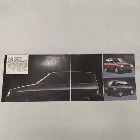 Opuscolo Catalogo Autobianchi Lancia GT i.e.； fire LX i.e.； fire； 4WD i.e., 1989