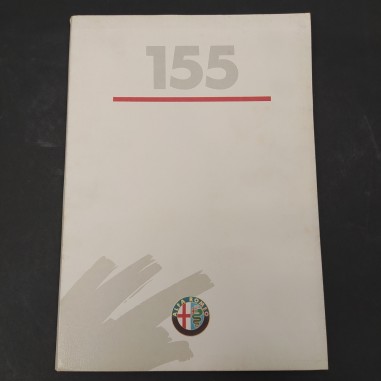 Cartellina con catalogo Alfa Romeo vetture mod. 155 Twin Spark 1.8 - 2.0 - V6