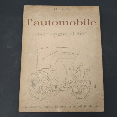 L'automobile dalle origini al 1900, Hergé, edizione per Shell, 1963. Macchie