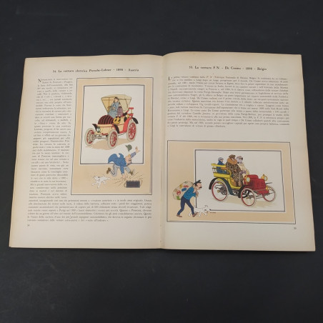 L'automobile dalle origini al 1900, Hergé, edizione per Shell, 1963. Macchie