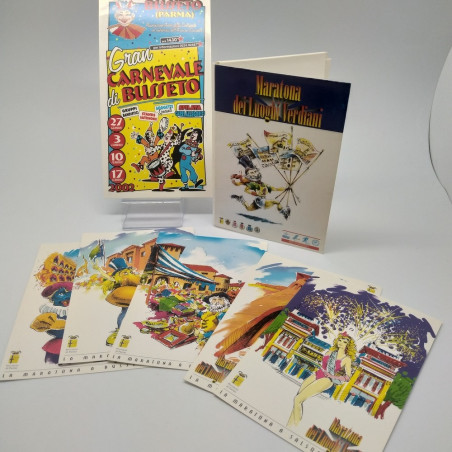 Lotto di 19 cartoline e raccolte di cartoline di compositori e varie. Buono