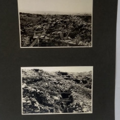 Lotto di 8 foto di trincee della 1° guerra mondiale 1915/18. Buono 2