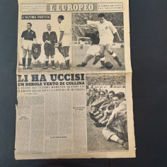 Supplemento della rivista L'Europeo sul Torino 1949. Lievi strappi 2