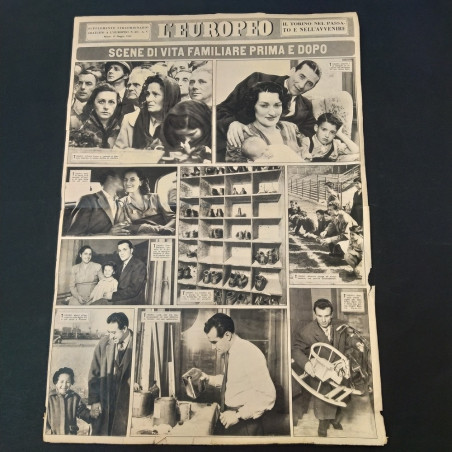 Supplemento della rivista L'Europeo sul Torino 1949. Lievi strappi