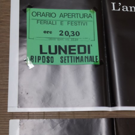 Manifesto originale Al di là del desiderio 1997 Forellini di affissione. Due ...