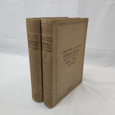 Lotto di 2 volumi Storia della Musica dal 600 al 900