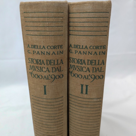 Lotto di 2 volumi Storia della Musica dal 600 al 900