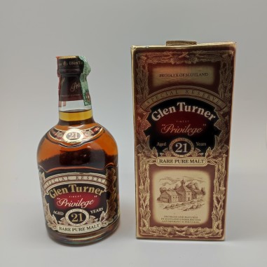 Whisky Glen Turner 21 anni 70 cl 40% astuccio di cartone