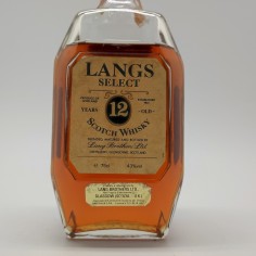 Whisky Langs Select 12 anni forte perdita 75 cl 43% 2