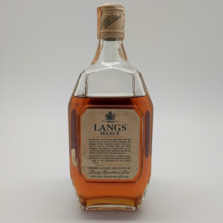 Whisky Langs Select 12 anni forte perdita 75 cl 43%