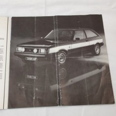Brochure Talbot Simca Sunbean Lotus pieghe diffuse 2
