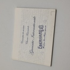 Garanzia orologio Eberhard modello Crono Traversetolo