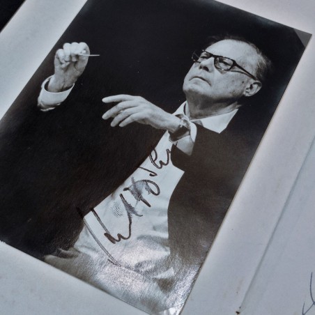 Fascicolo Salisburgo festival 1970 Fidelio con 7 autografi Karl Bohme