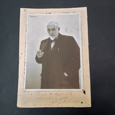 Foto con dedica di Luigi Pirandello a Vincenzo Di Napoli-Vita 1927