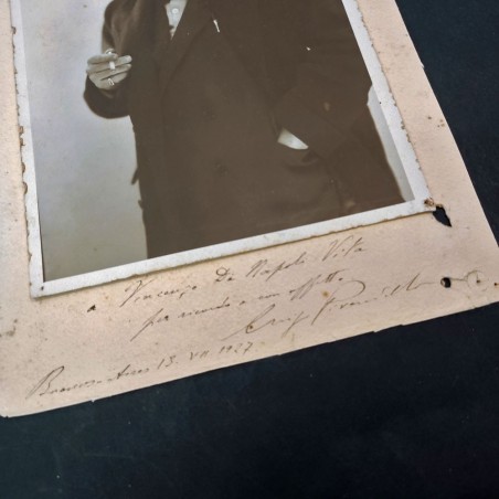 Foto con dedica di Luigi Pirandello a Vincenzo Di Napoli-Vita 1927