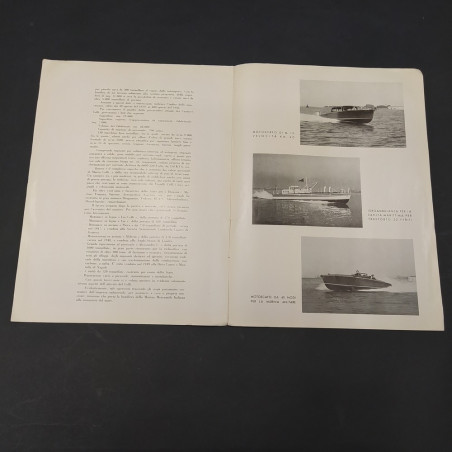 Catalogo Cantieri Celli Venezia, 1958. Piccoli strappi e macchie