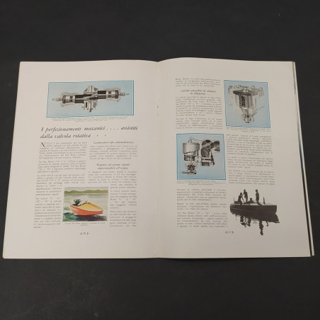 Catalogo motori fuoribordo Johnson Sea Horses 1930. Timbri, strappi