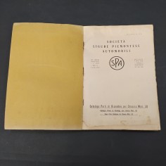 Catalogo Parti di ricambio SPA chassis mod. 30. Condizioni mediocri 2