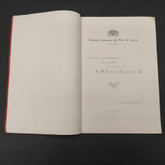 Libro I lavori di ampliamento del porto, Consorzio autonomo porto di Genova 1905 2