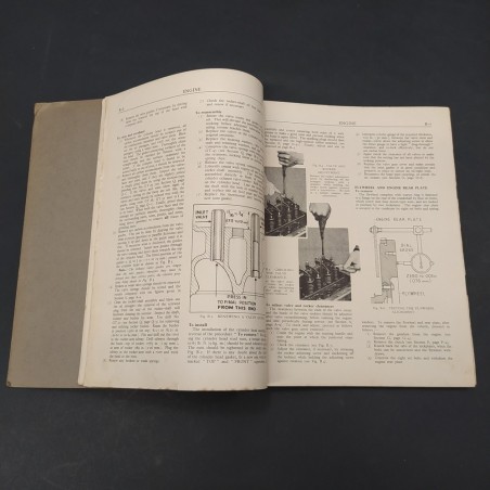 Manuale d'officina Workshop Manual in inglese Morris-Commercial LC5 Range