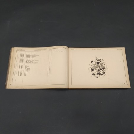 Catalogo parti di ricambi Bianchi Autotelai Audax, 1953. Mediocre