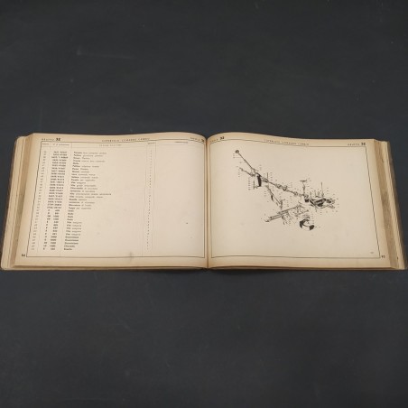 Catalogo parti di ricambi Bianchi Autotelai Audax, 1953. Mediocre