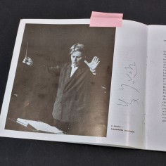 La Boheme fascicolo con foto autografa direttore Gianadrea Gavazzeni 2