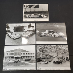 Lotto di 5 fotografie originali promozionali autto Jaguar 2