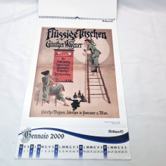 Calendario Pelikan 2009 con riproduzione immagini anni 20/30 2