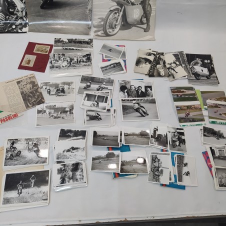 Blocco fotografie moto Romagna anni 50/60