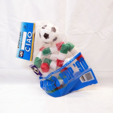 Peluche mascotte CIAO Mondiali calcio FIFA World Cup Italia 90 nuovo