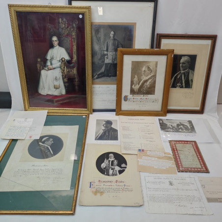 Blocco religioso documenti vari Mons. Nasalli Rocca e famiglia primo 900
