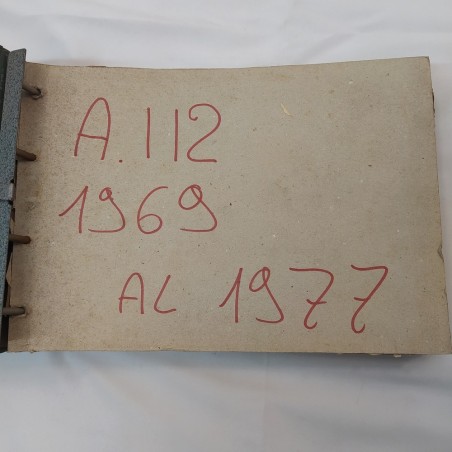Catalogo parti di ricambio vetture Lancia A112, 1969-77. Condizioni mediocri