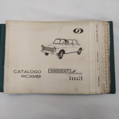 Catalogo ricambi autovetture Innocenti Morris im3, 1963. Mediocre, segni a penna 2