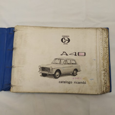 Vetture Innocenti Austin A40 Catalogo ricambi, 1962. Sbucciature e macchie 2