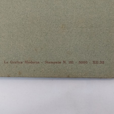 Libretto uso e manutenzione auto SPA chassis mod. 25 AU e 25 RE., 1930