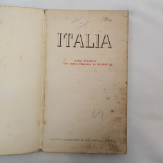 Libro Guida turistica con carta stradale al milione dell'Italia, 1962. Fioriture 2
