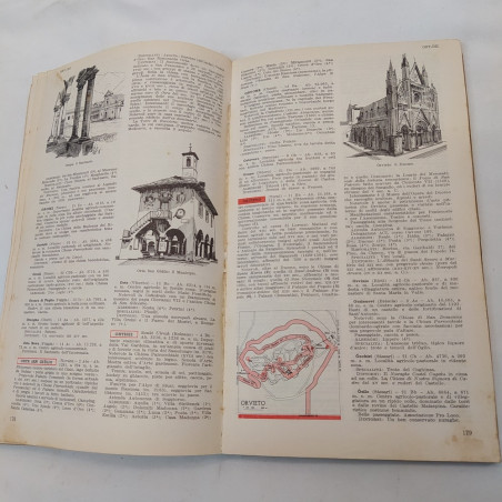 Libro Guida turistica con carta stradale al milione dell'Italia, 1962. Fioriture