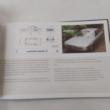Libro Maserati Quattroporte Die Geschichte, Jurgen Levandowski, tedesco. Polvere