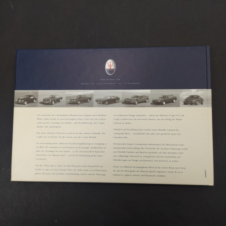 Libro Maserati Coupé Die Geschichte, Jurgen Levandowski, tedesco. Polvere