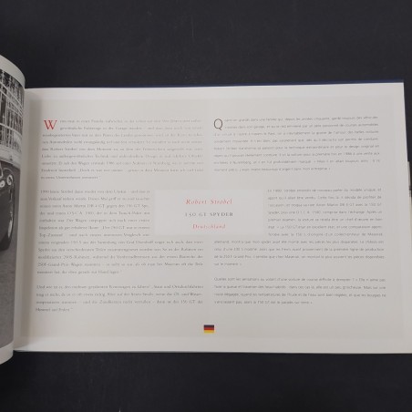 Libro Maserati L'histoire Die Geschichte, Jurgen Levandowski, francese. Polvere