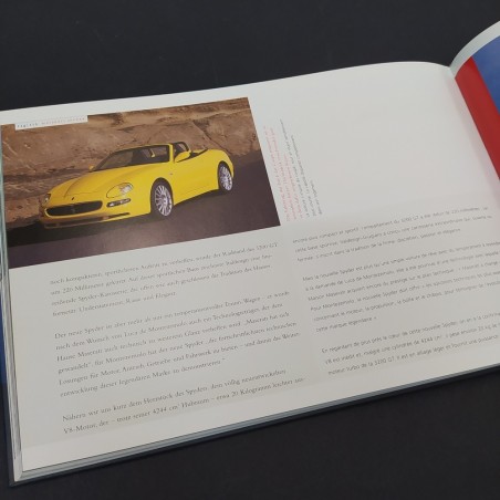 Libro Maserati L'histoire Die Geschichte, Jurgen Levandowski, francese. Polvere