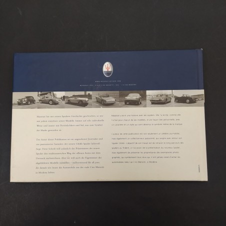 Libro Maserati L'histoire Die Geschichte, Jurgen Levandowski, francese. Polvere
