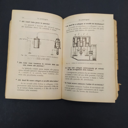 Libro La patente d'automobile, Tron, Hoepli, 1956. Fioriture, copertina mancante