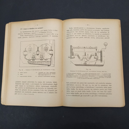 Libro Il catechismo dell'autista, Cocco e Boella, ed. Lattes, 1946. Ingrigimenti