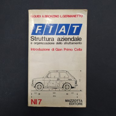 Libro Fiat Struttura aziendale, Nuova informazione, 1974. Segni di polvere