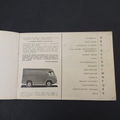 Libretto uso e manutenzione furgone Alfa Romeo F20m Saviem. Polvere 2